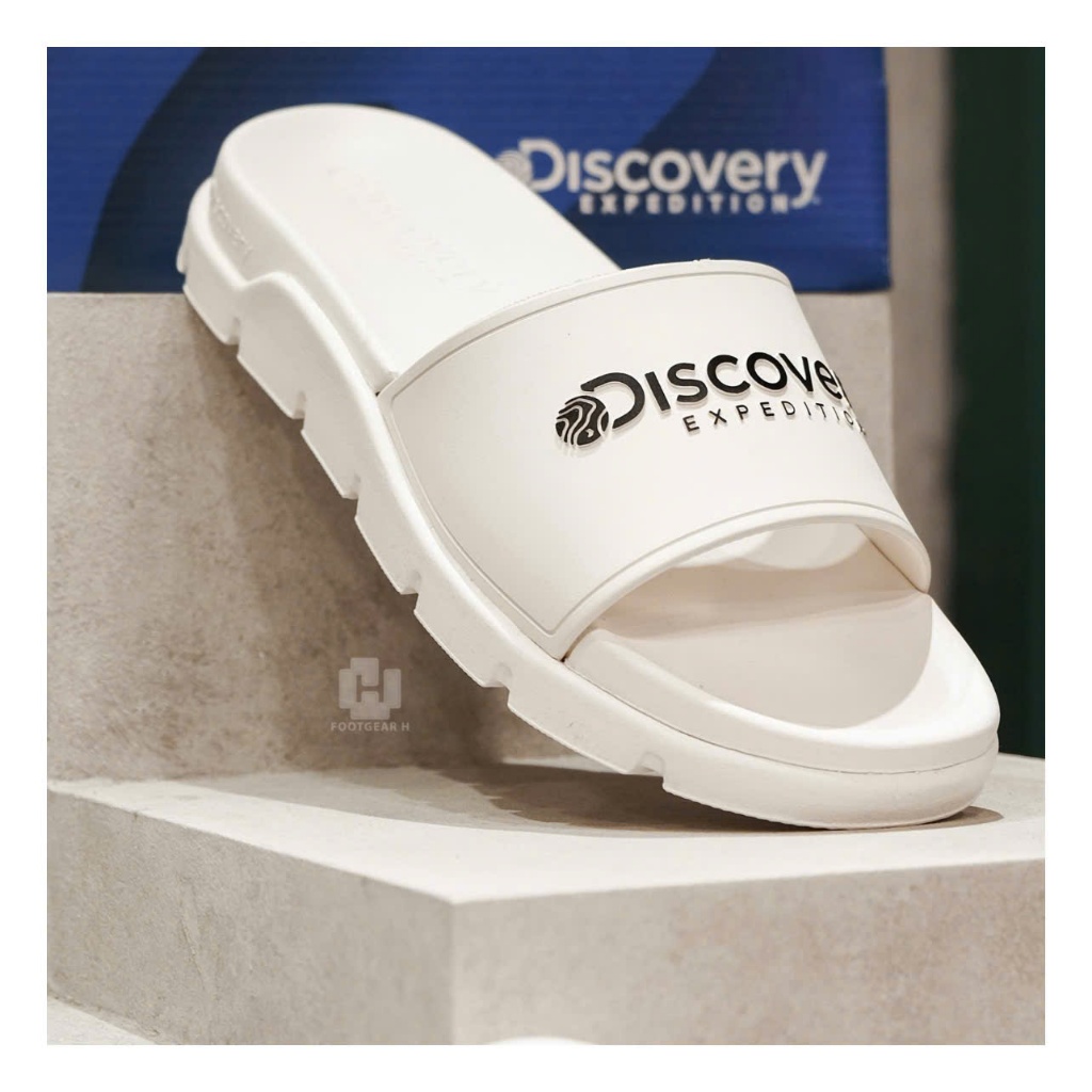 [ CHÍNH HÃNG ] DÉP DISCOVERY ĐẾ BẰNG MÀU TRẮNG