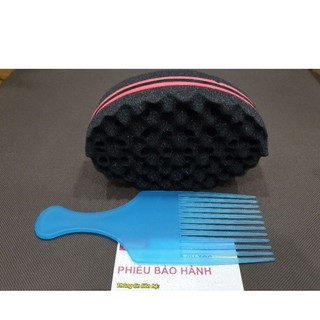 Lược Premlock Tạo Kiểu Tóc Xoăn. Mút Đánh Phồng Tóc Cho Nam.