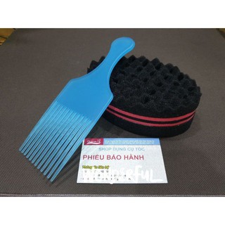 Lược Premlock Tạo Kiểu Tóc Xoăn. Mút Đánh Phồng Tóc Cho Nam.