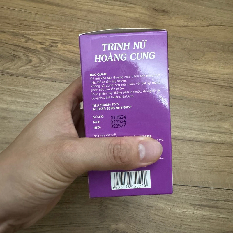 Viên uống Trinh nữ hoàng cung tam thất xạ đen - TRINH NỮ HOÀNG CUNG 50 viên giúp giảm u xơ tử cung u nang buồng trứng