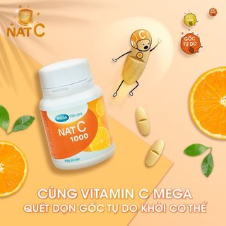 NAT C 1000 - Mega We Care [Hộp 30-60 viên]