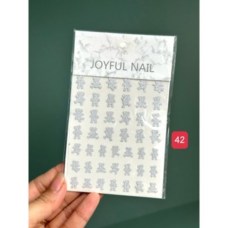 Sticker nail nhũ flash