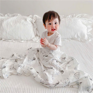 Khăn Aden Sợi Tre 2 Lớp Siêu Mềm Mịn Thoáng Khí Cho Bé