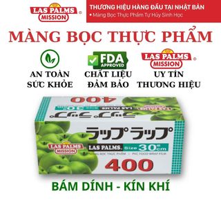  Màng bọc thực phẩm Las Palms 30cm 45cm chất liệu PVC bám dính tốt dẻo dai an toàn thực phẩm 