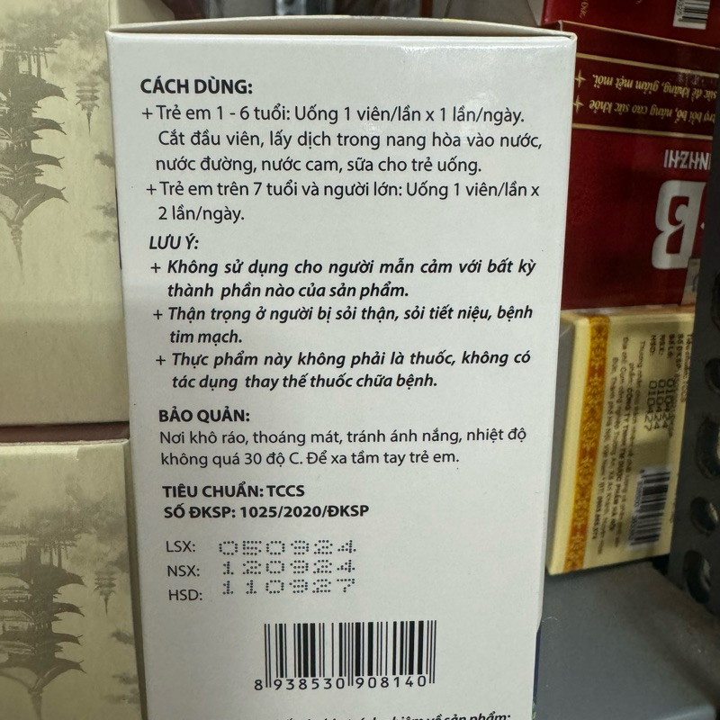 Viên uống bổ sung canxi - AQUAMIN CANXI NANO MK7 GOLD - Canxi từ tảo biển đỏ dùng an toàn cho trẻ từ 1 tuổi