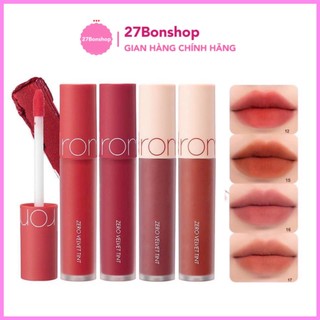 (MÀU 12,13,14,15,16,17) SON KEM LÌ ROMAND ZERO VELVET TINT - MẪU MỚI