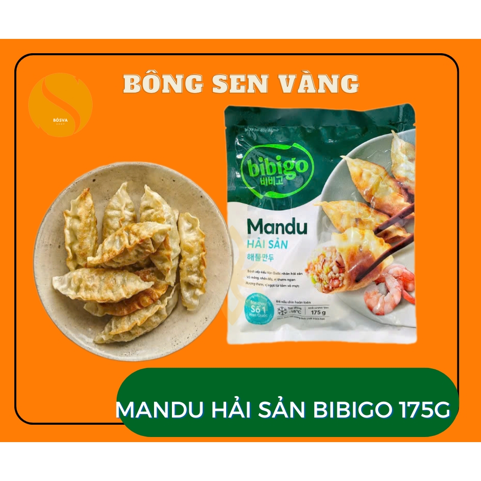 Mandu nhân hải sản Bibigo 175g