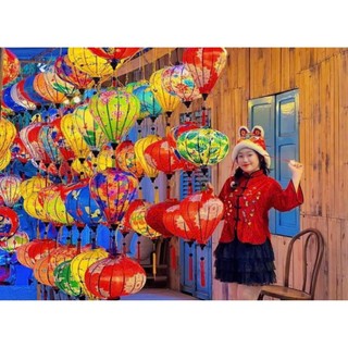 lồng đèn Hoa văn (xưởng lồng đèn Thanh Trúc)
