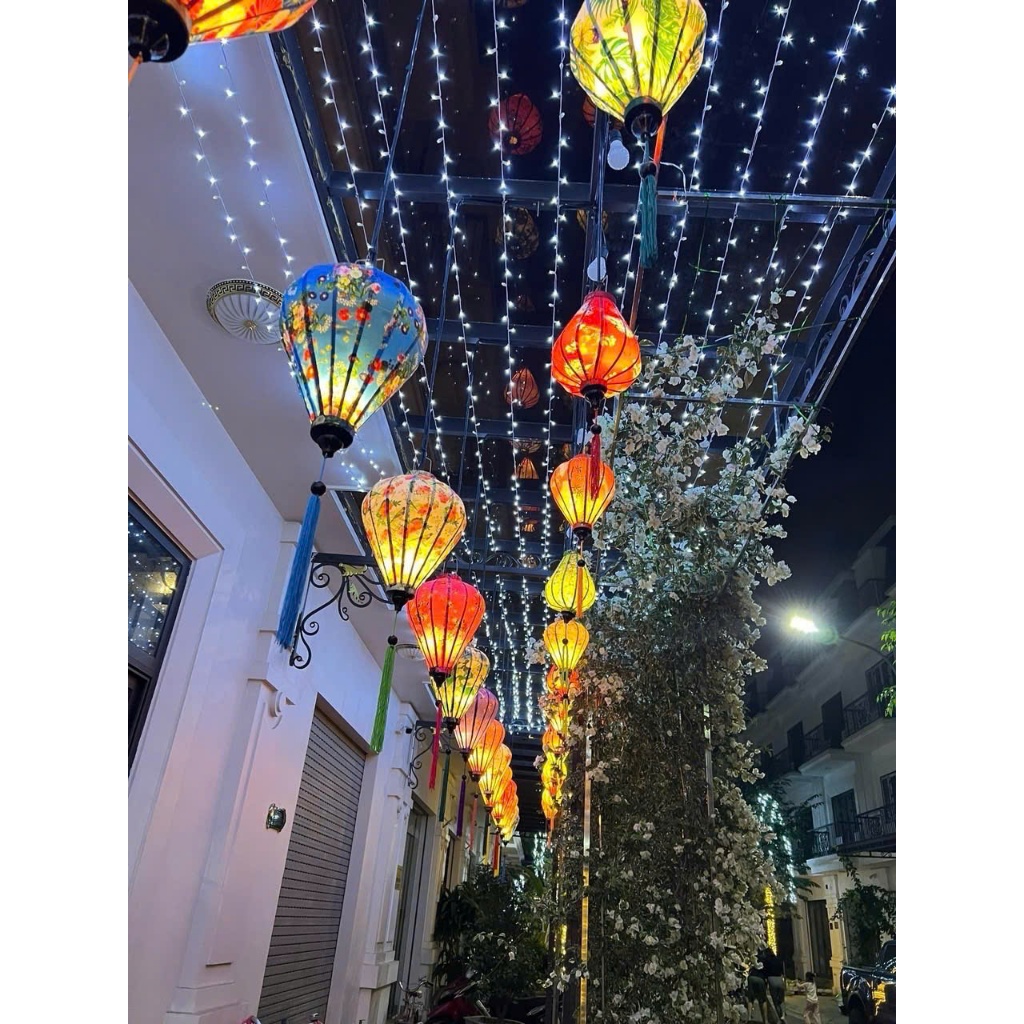lồng đèn Hoa văn (xưởng lồng đèn Thanh Trúc)