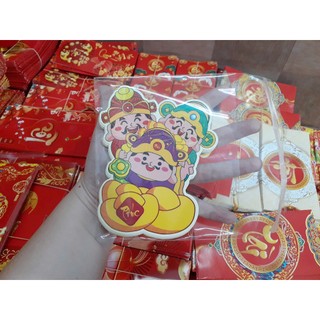 100 túi opp đựng lì xì nhiều size chọn lựa