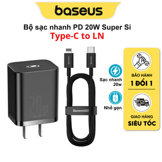 Bộ sạc nhanh PD 20W Baseus Super Si QC3.0 Dùng cho các dòng X 11 12 13 14