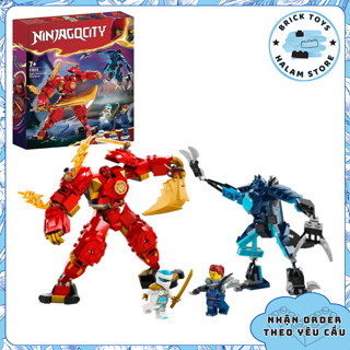 [Có sẵn] Đồ chơi lắp ráp Ninjago Dragons Rising 2 mã 11808 9208 - Mô hình Kai Elemental Mech