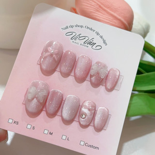 Nail box thiết kế móng ngắn dễ thương