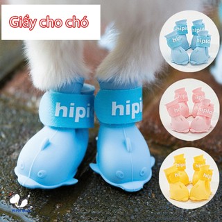 Giày cho chó mèo cao su - Giày chó mèo chống thấm nước, bụi bẩn dành cho chó