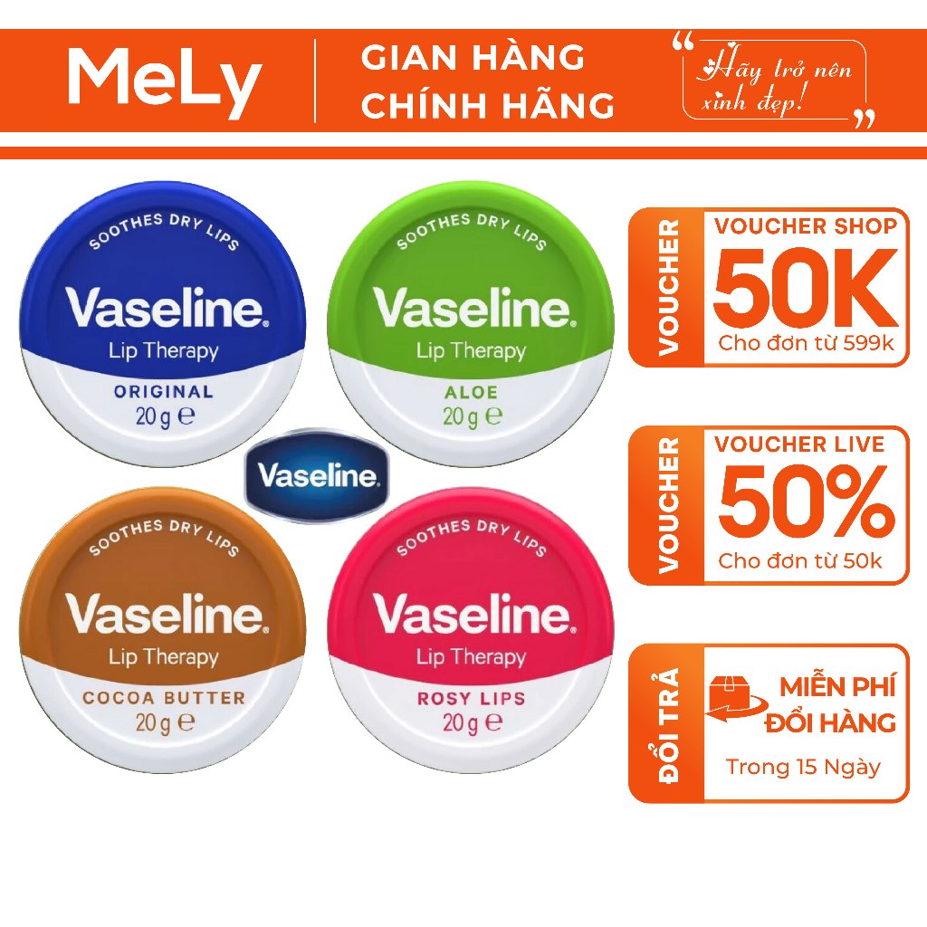 Son Dưỡng Môi Đa Năng Vaseline Lip Therapy 20g