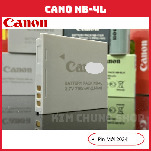 Pin Lithium Canon NB-4L cho Canon IXY 31S/IXUS 310 HS/ELPH 500HS, Canon IXUS 220HS/ IXY 410/ ELPH 300HS, Canon IXUS 115H