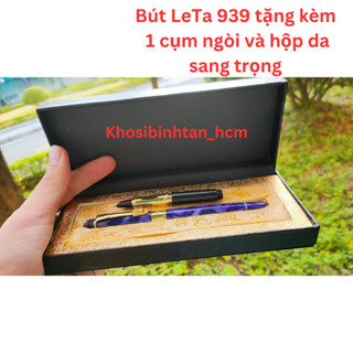 Bút ngòi lá tre Leta 939 đầu rồng sang trọng, bút luyện chữ chuyên nghiệp (tặng 1 cụm ngòi và hộp)