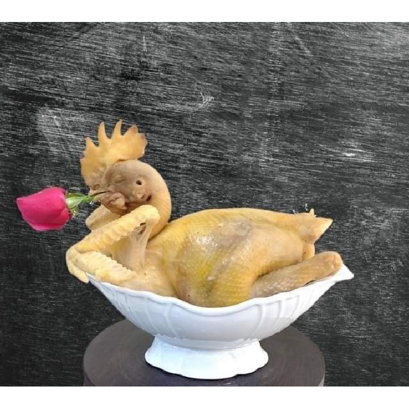 đĩa thuyền đựng gà, đựng hoa quả thắp hương, bát đĩa nhựa ABS việt nhật 6815