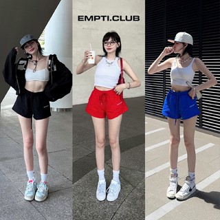 QUẦN SHORT NỮ DÙ THÊU TRACK SHORT EMPTI.CLUB QS-04