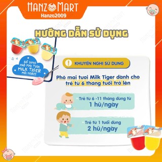 Sữa chua phô mai tươi Milk Tiger Đức 6m+
