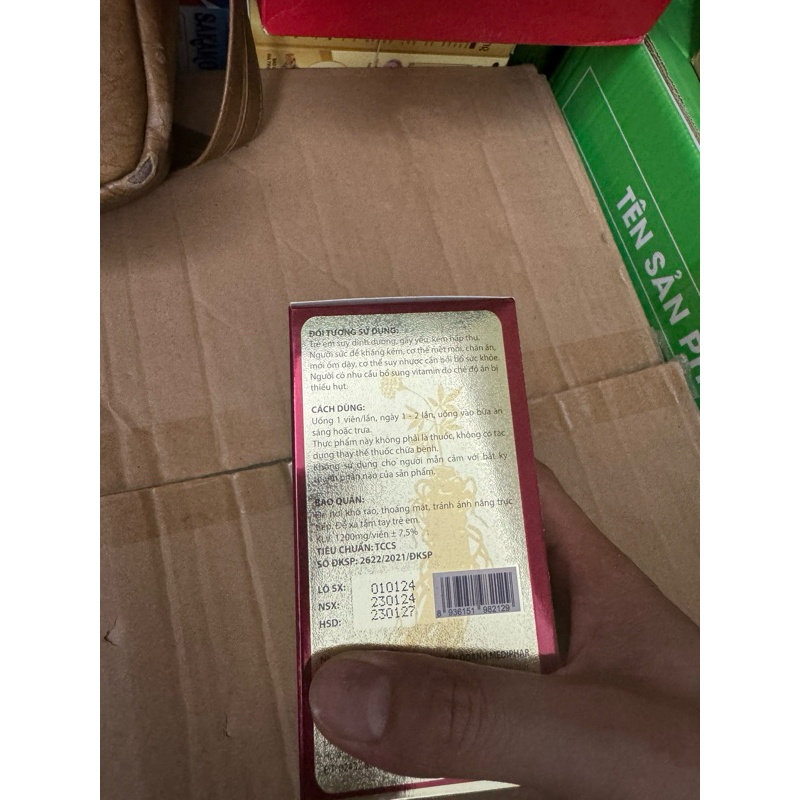 Viên uống nhân sâm HOMRAMIN GINSENG & HOMFAMIN GINSENG giúp bồi bổ cơ thể tăng cường sức đề kháng