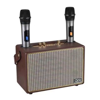 Loa Bluetooth Karaoke SK2036 HTH TECHNOLOGICAL Bản Cao Cấp Nhất Kèm 2 Micro Không Âm Thanh Siêu Hay