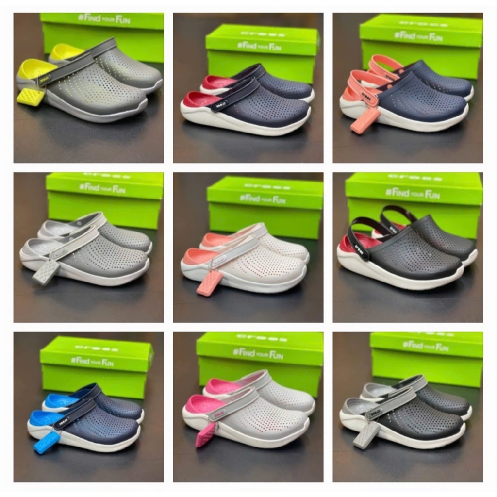 [Quảng Châu] Dép Sục Nam Nữ Cross Literide - Hàng loại 1