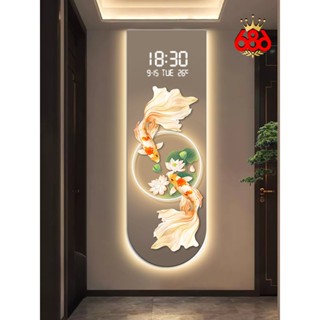  Tranh Tráng Gương Điện Led Kết hợp Đồng Hồ Điện Tử Cao Câp Đông Hồ Điên Tử Tranh Treo Tường 