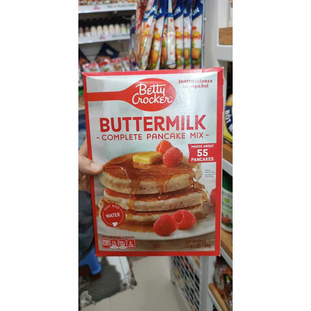 [NOW]Bột Làm Bánh Pancake hương Bơ Sữa Betty Crocker lẻ 100g