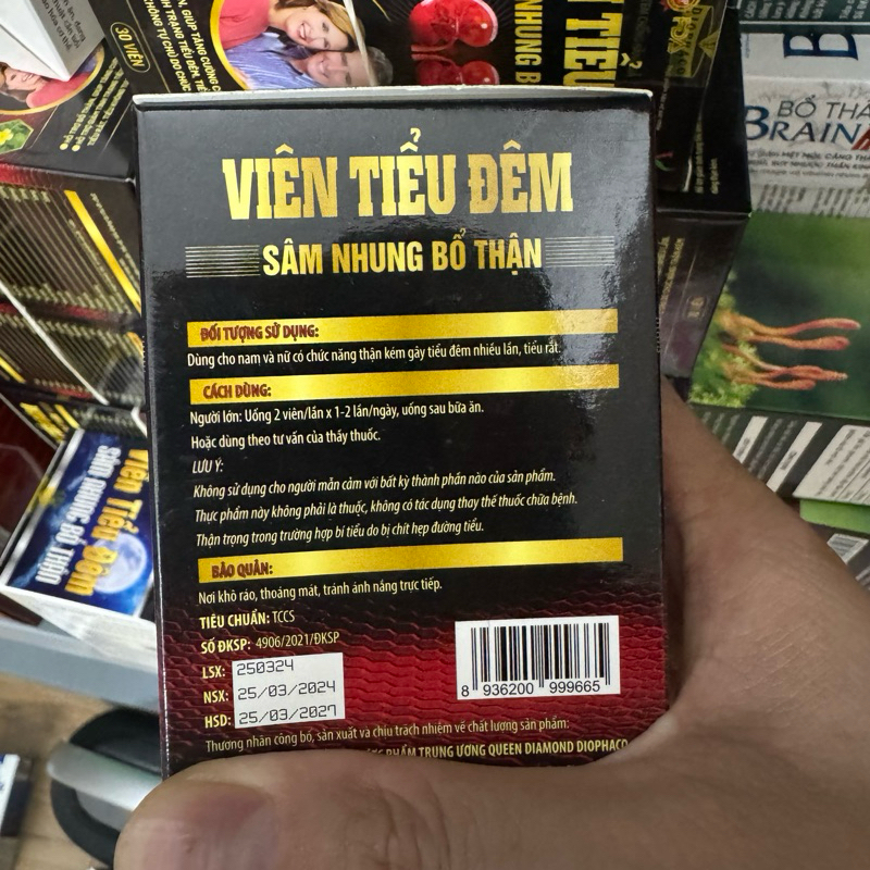 Viên tiểu đêm Sâm nhung bổ thận giúp bổ thận giảm tiểu đêm tiểu nhiều lần tiểu buốt tiểu rắt