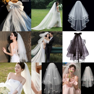 (22 mẫu) Voan cài tóc Cô dâu nhiều mẫu hot nhất