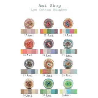 Len Cotton Rainbow (Len Cầu Vồng)_100g