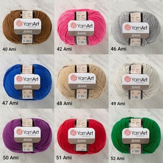 Len YarnArt Jeans (Bảng 01 - 92)