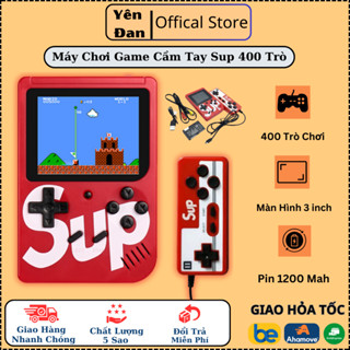 Máy Chơi Game Sup 400 Game In 1 Retro Kèm Tay Cầm Chơi Game 2 Người - Tặng Kèm Pin sạc - Bảo hành 12 tháng
