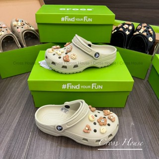 [Có Video] Cross Classic Clog Nam Nữ - Dép sục Unisex siêu êm, Tặng kèm sẵn Charm 3D như ảnh
