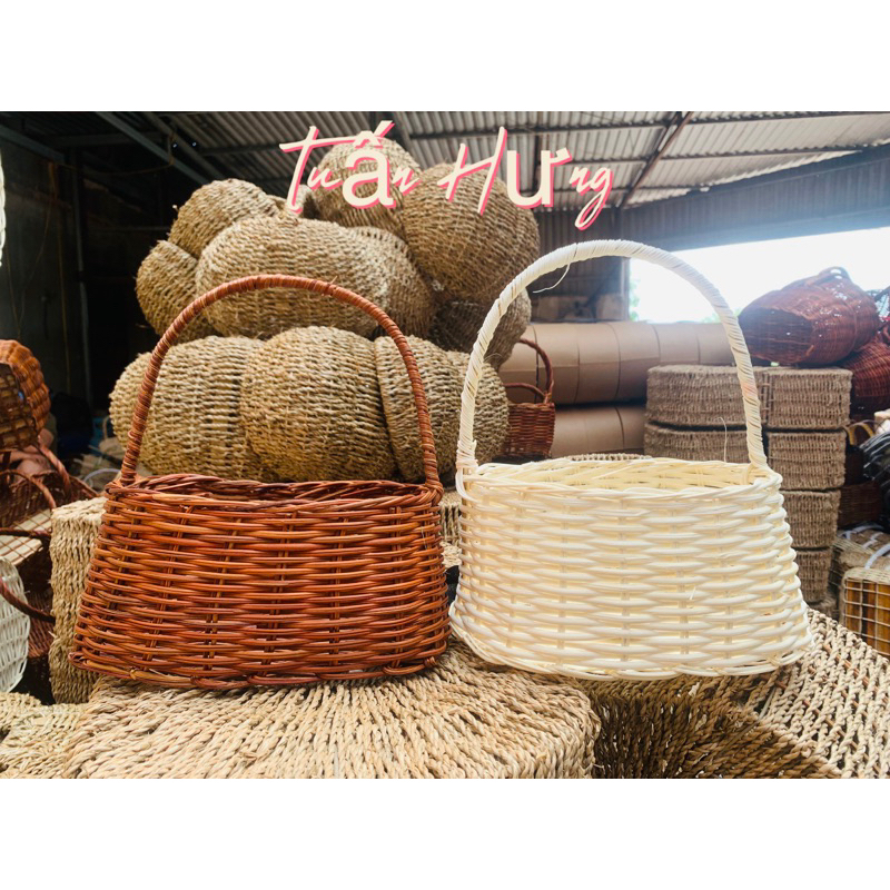 giỏ trái cây, giỏ sen đá, giỏ cắm hoa.