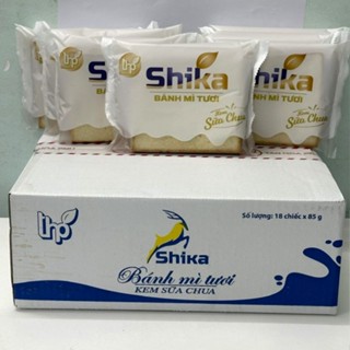 ThachAnh [Combo] 2 Hộp Bánh Mì Tươi Sandwich Kem Sữa Chua Shika TASK28