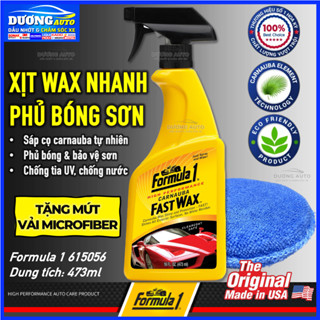 Bóng Sơn Dạng Xịt FORMULA 1 615056 473ml - Nhập Khẩu Chính Hãng Xuất Xứ Mỹ, FORMULA 1 Carnauba Fast Wax