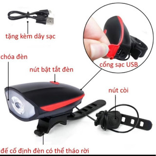 đèn và còi dành cho xe đạp