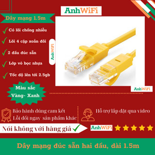 Dây mạng dài 1.2m đúc 2 đầu (hàng xịn bóc máy)