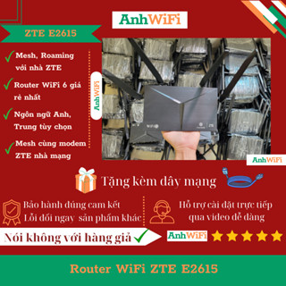 ZTE E2615, WiFi 6, Mesh, Roaming qua sử dụng