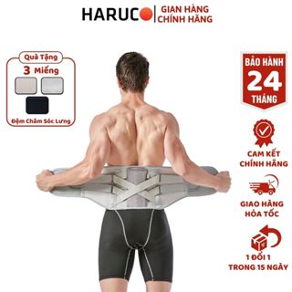 Đai Lưng Cột Sống Haruco Hỗ Trợ Điều Trị Thoái Hóa Cột Sống, Thoát Vị Đĩa Đệm, Đau Thần Kinh Tọa