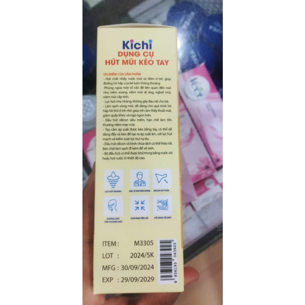 Hút mũi kéo tay KICHI