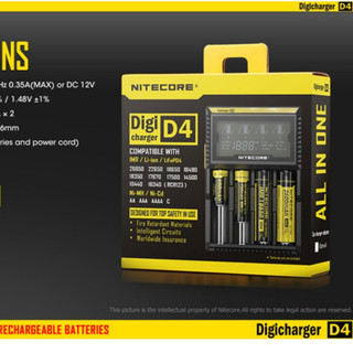 SẠC 4 PIN THÔNG MINH NITECORE D4