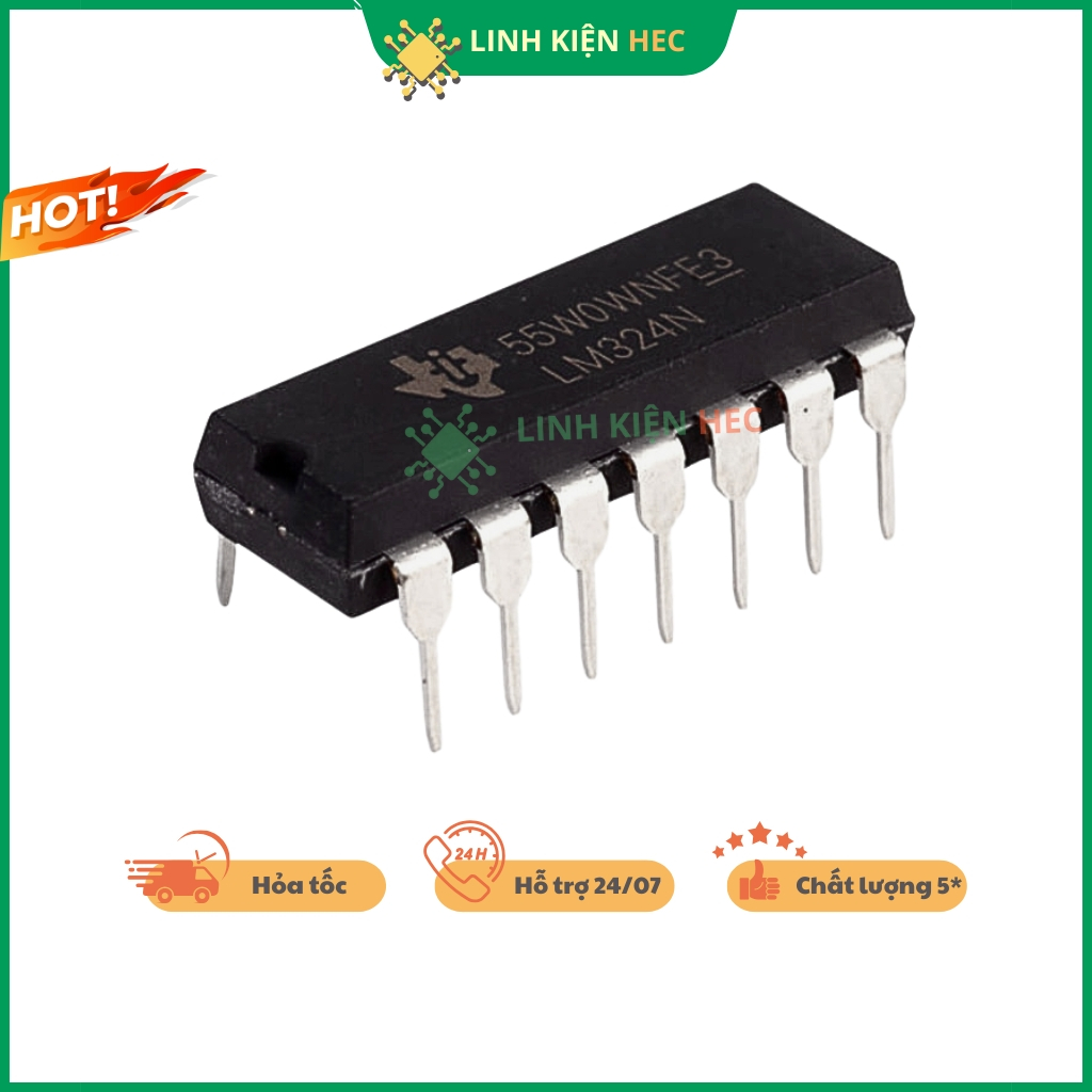 LM324 DIP-14 chính hãng chất lượng cao Linhkienhec
