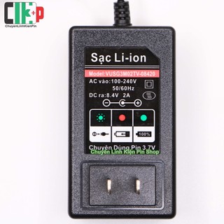 [ 3M02TV-08420 ] Sạc Lion 2S 8.4V 2A Tem Đỏ Đen ( CLKP )