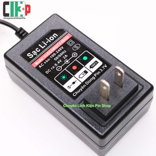[ 3M02TV-08420 ] Sạc Lion 2S 8.4V 2A Tem Đỏ Đen ( CLKP )