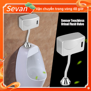 [Hàng Sẫn] Van xả cảm ứng tự động tiểu nam, Van xả nước tự động cảm biến hồng ngoại gắn tường