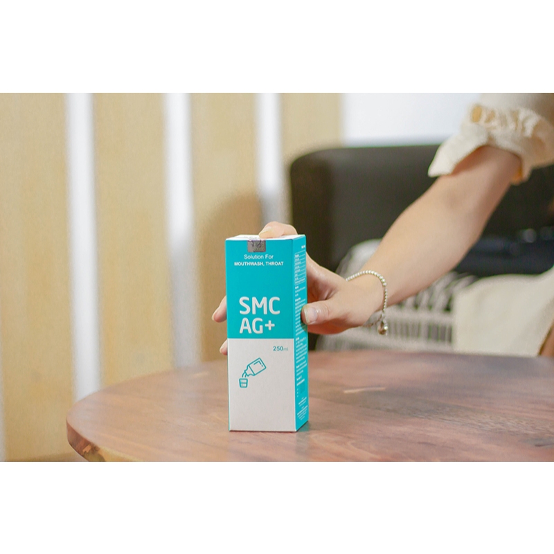 Nước Súc Miệng SMC AG+ - Hỗ Trợ Phòng Tránh Bệnh Lây Theo Đường Hô Hấp (Hộp 250ml)