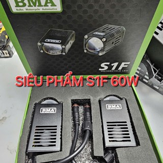 Đèn Trợ Sáng Mini S1, S1F BMA Plus Siêu Mỏng Ánh Sáng 2 Màu Vàng - Trắng - Tặng Công Tắc